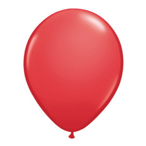10″ Standard Red Solid Color Balloons 100pcs